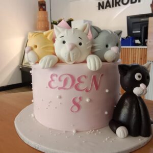 Kitten Themed cake