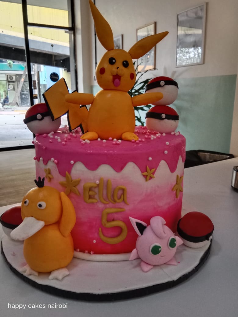 Pokémon themed cake