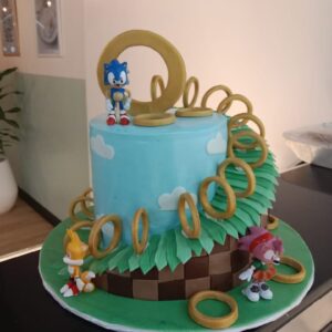 Sonic Real Cake