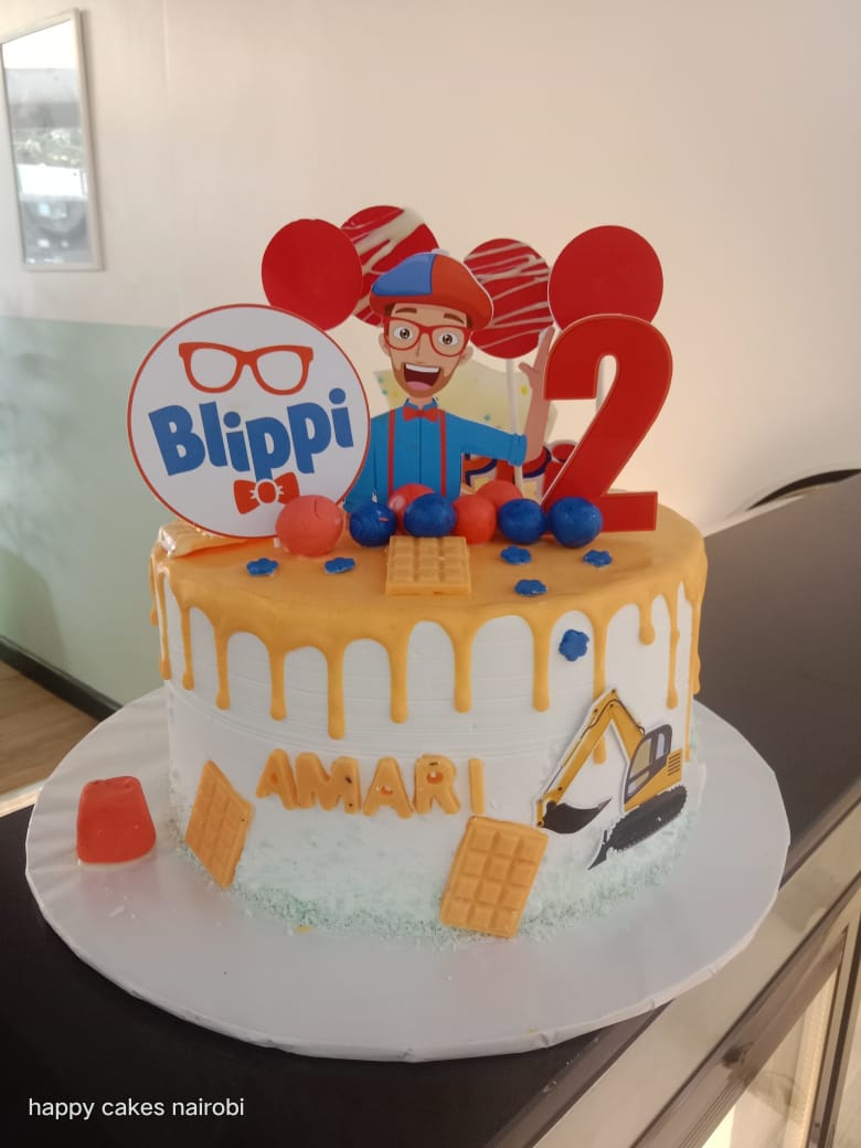 Blippi Themed cake