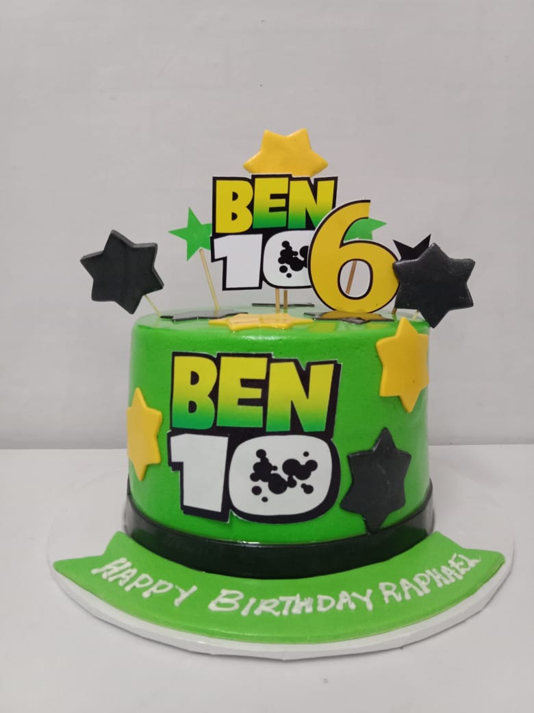 Ben 10 Themed Cake