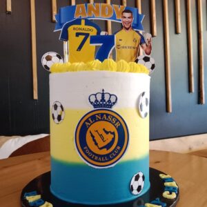 Ronaldo themed cake